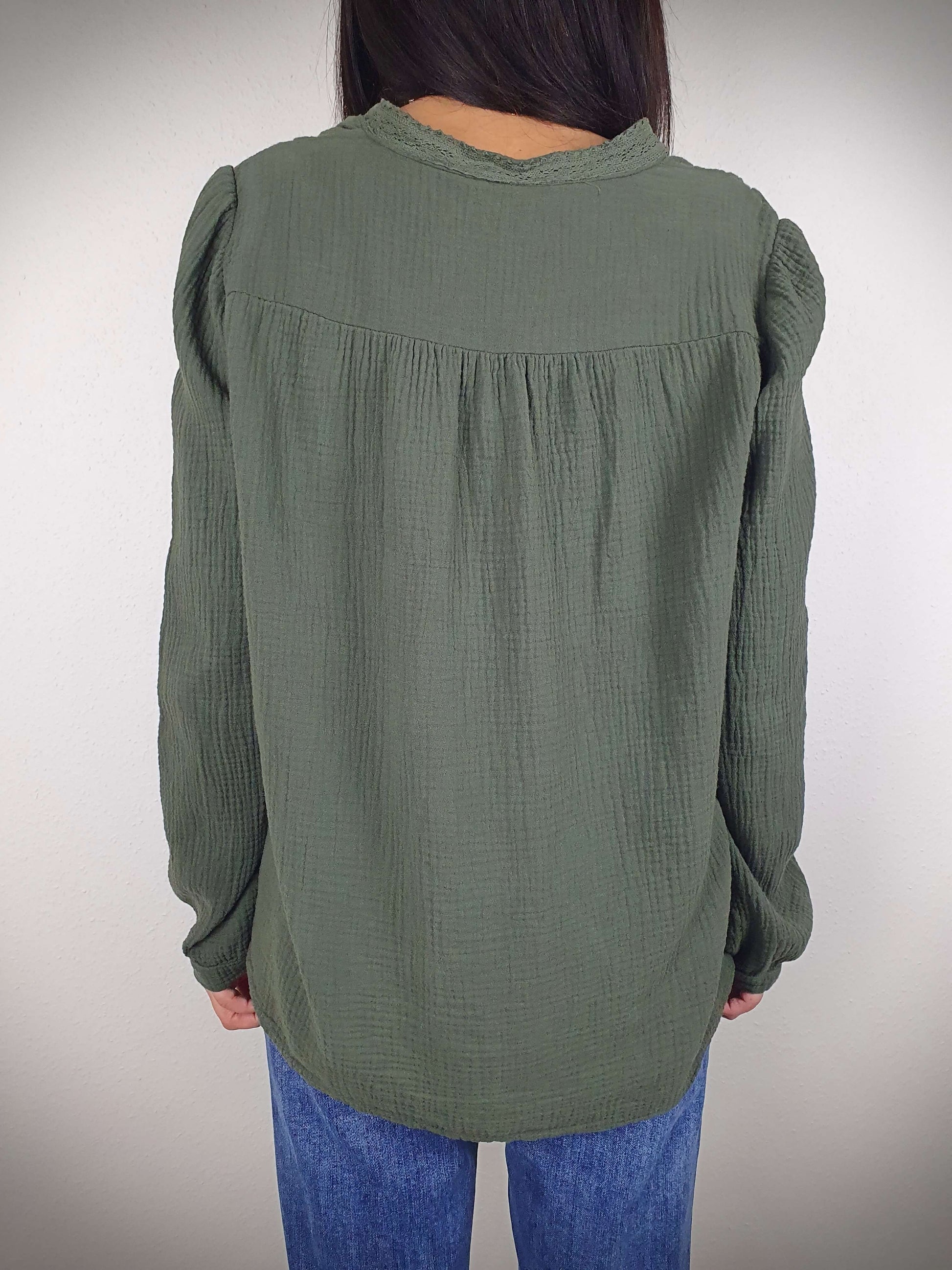 Chemise gaze de coton femme