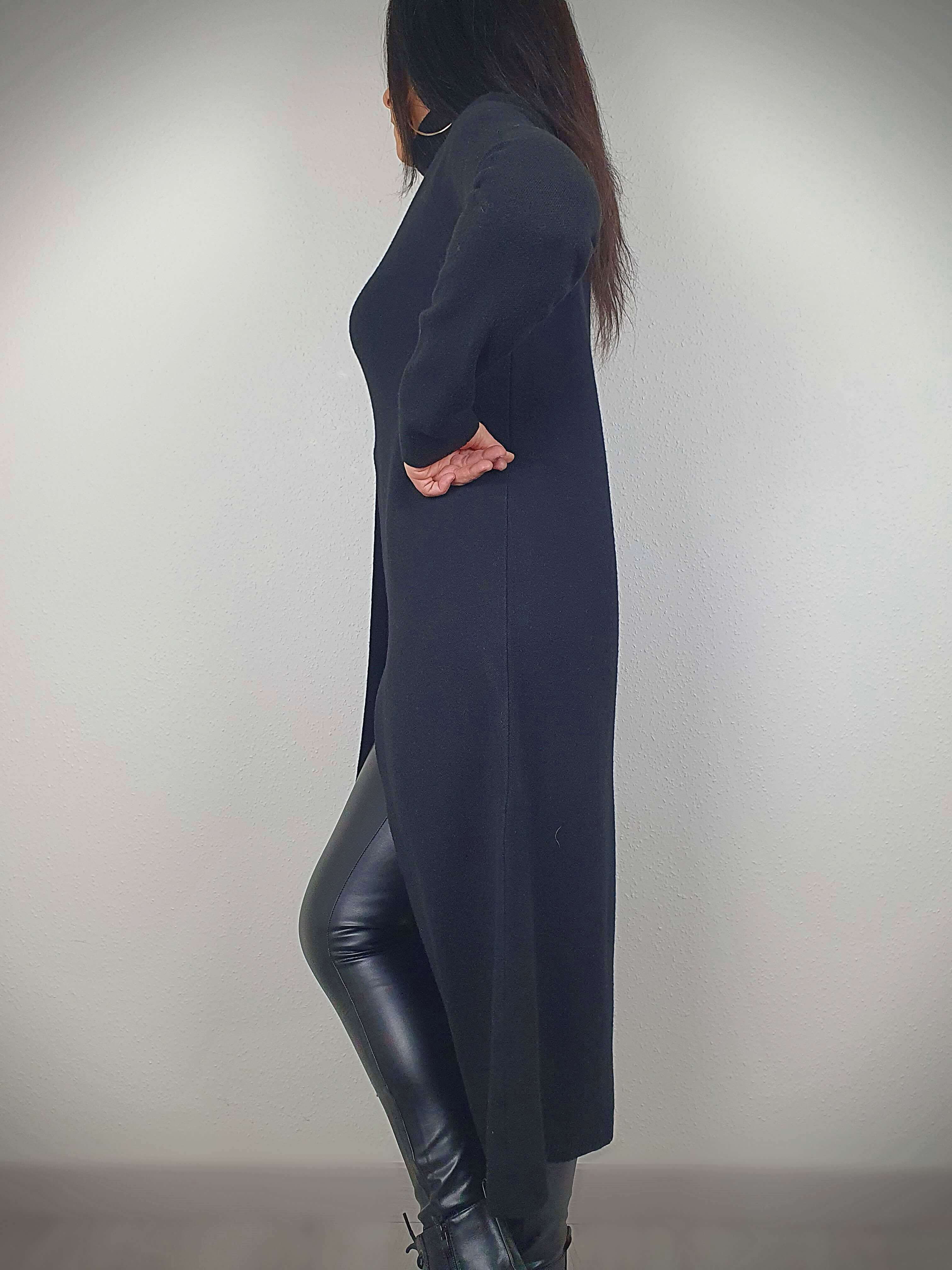 Pull long hotsell femme noir