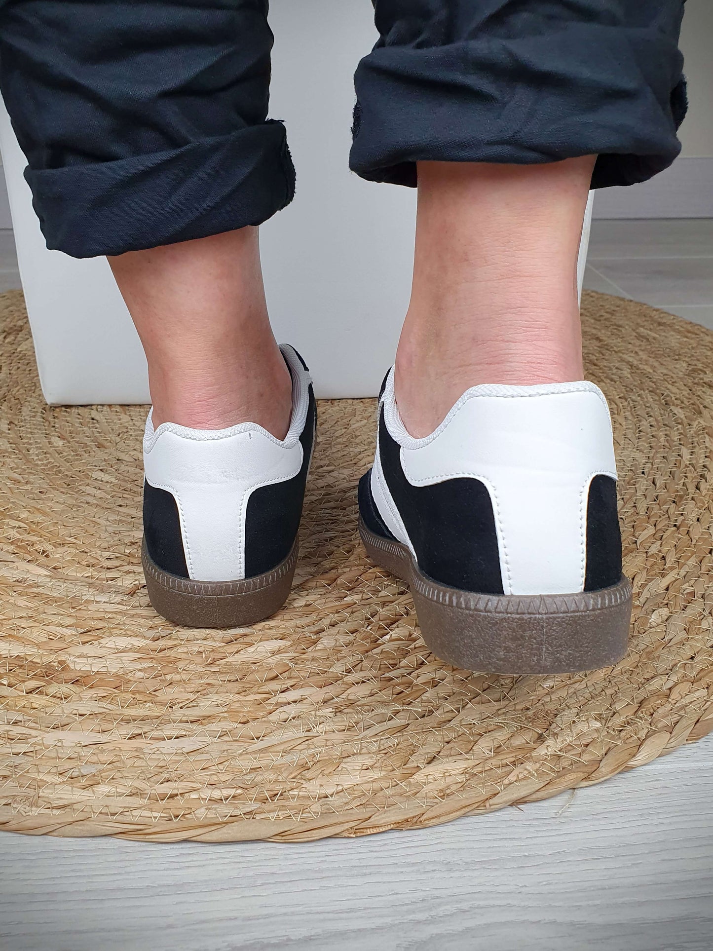 Sneakers TARA noir et blanc