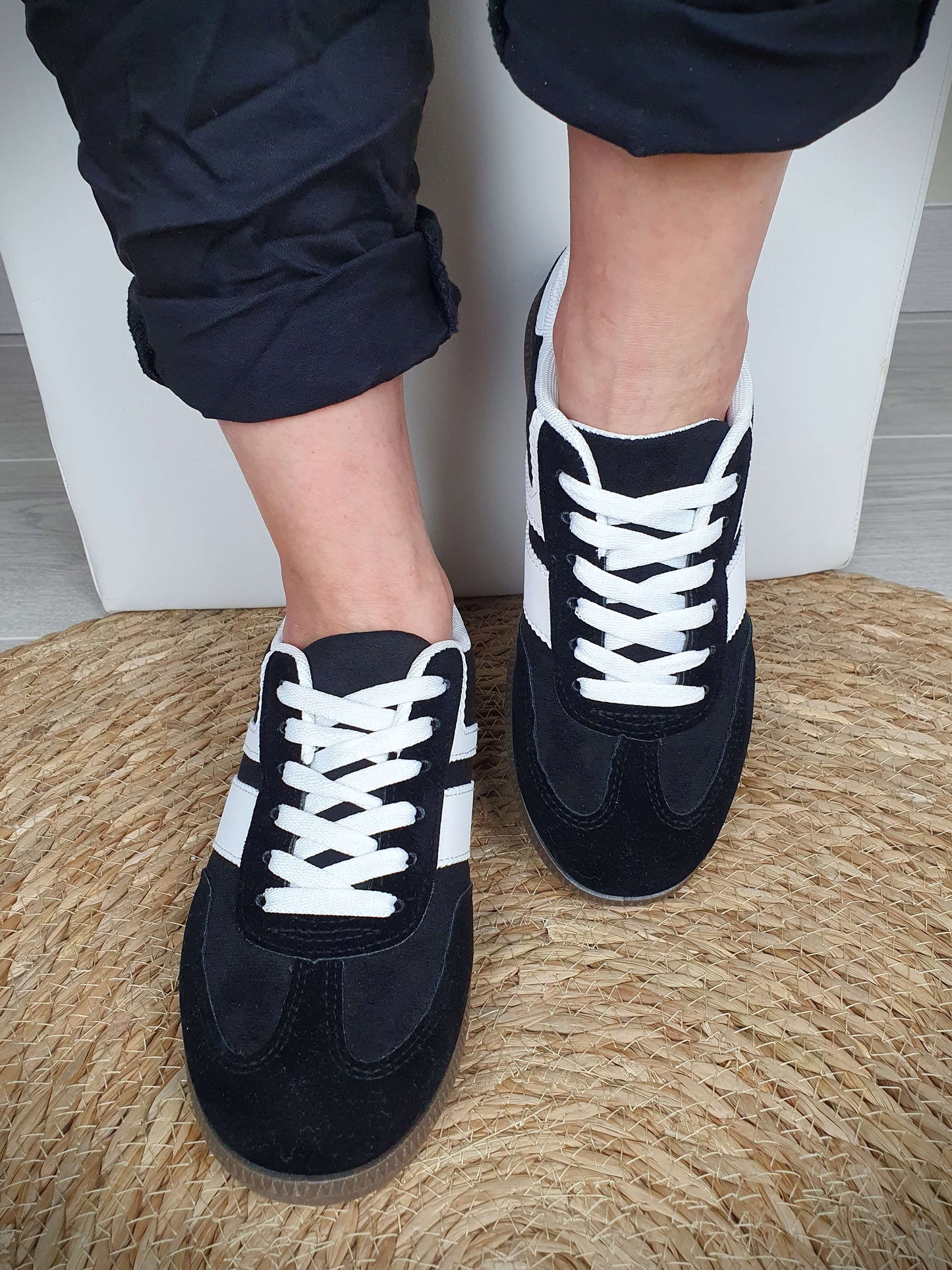 Sneakers TARA noir et blanc